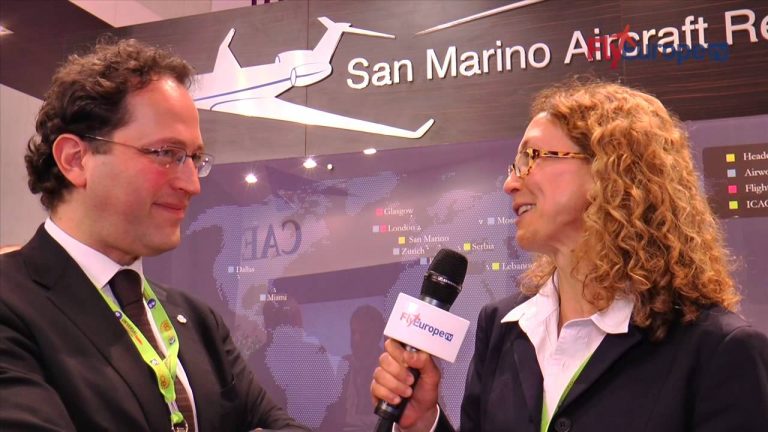EBACE 2014 – Geneva – Marco Arzilli about Aviation Registry San Marino (Italian language – english subtitles)