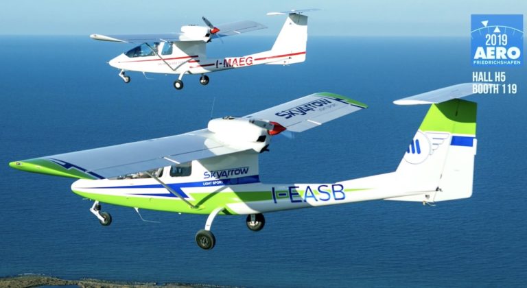 At AERO 2019 Friedrichshafen the new SkyArrow LSA aircraft