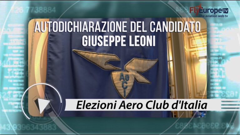 Elezioni Aero Club d’Italia 2021 – Dichiarazione autogestita del candidato Giuseppe Leoni