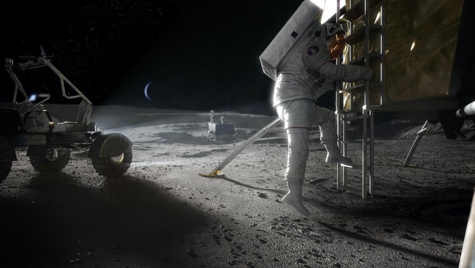 Immagini artistiche sbarco sulla Luna-Credito NASA- flyeurope
