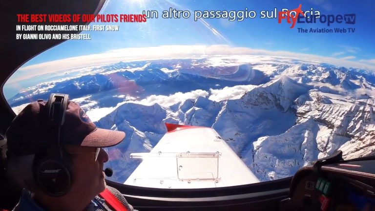 FlyEurope TV presents “In flight to Rocciamelone Italy” by Gianni Olivo and his Bristell