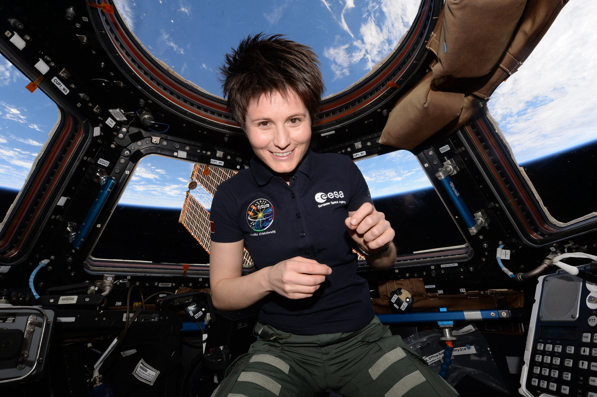 Samantha_Cristoforetti_onboard_the_International_Space_Station_Credit ESA-flyeurope