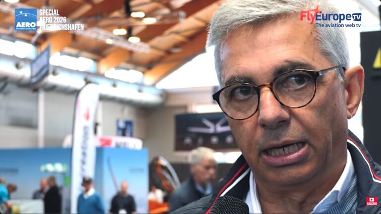 Stefano Arcifa, presidente dell'Aero Club d'Italia, intervistato da FlyEurope.TV ad AERO 2026