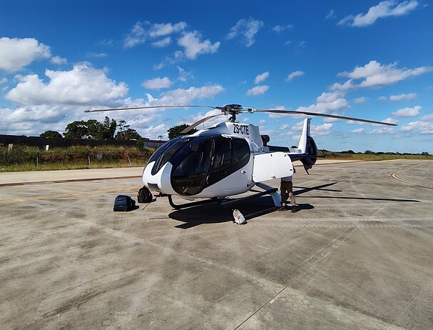 Airbus H130 di BAC Helicopters impiegato nella missione umanitaria in Mozambico