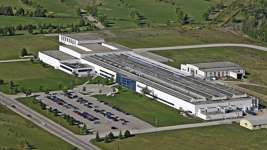 Stabilimento Diamond Aircraft Canada a London, Ontario