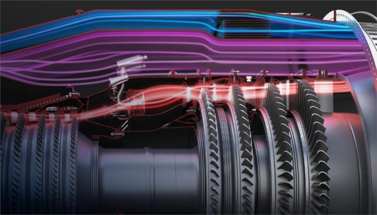 Rendering tecnico del motore adattivo XA102
