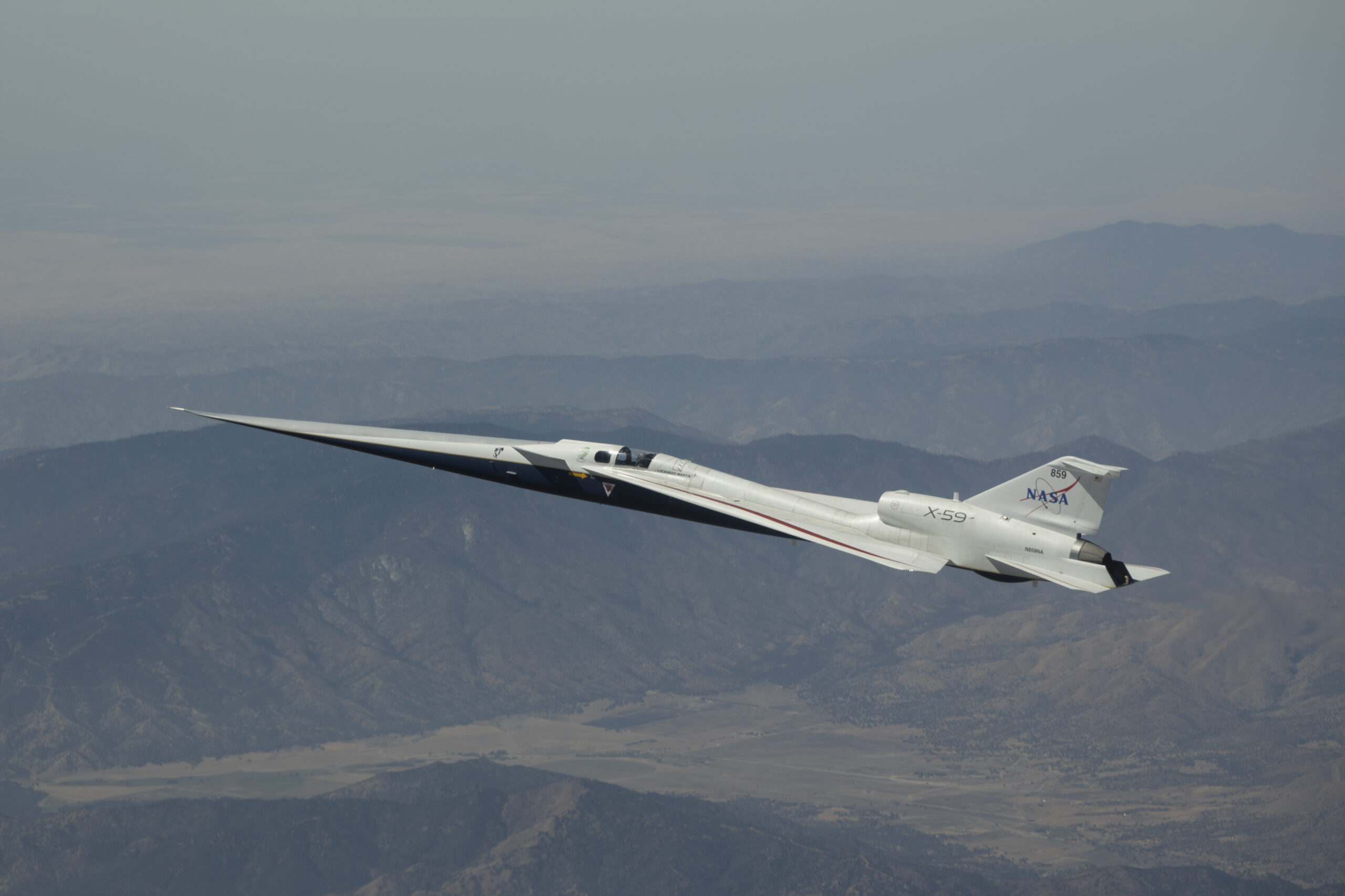 X-59, venticinque voli verso il supersonico silenzioso