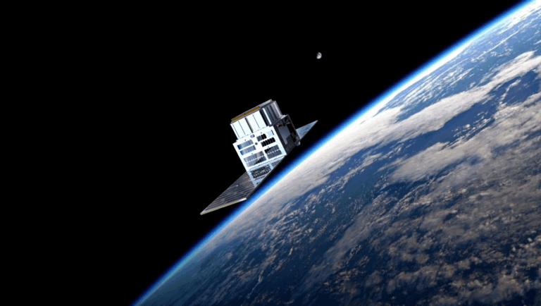 Rappresentazione del satellite NASA StarBurst in orbita