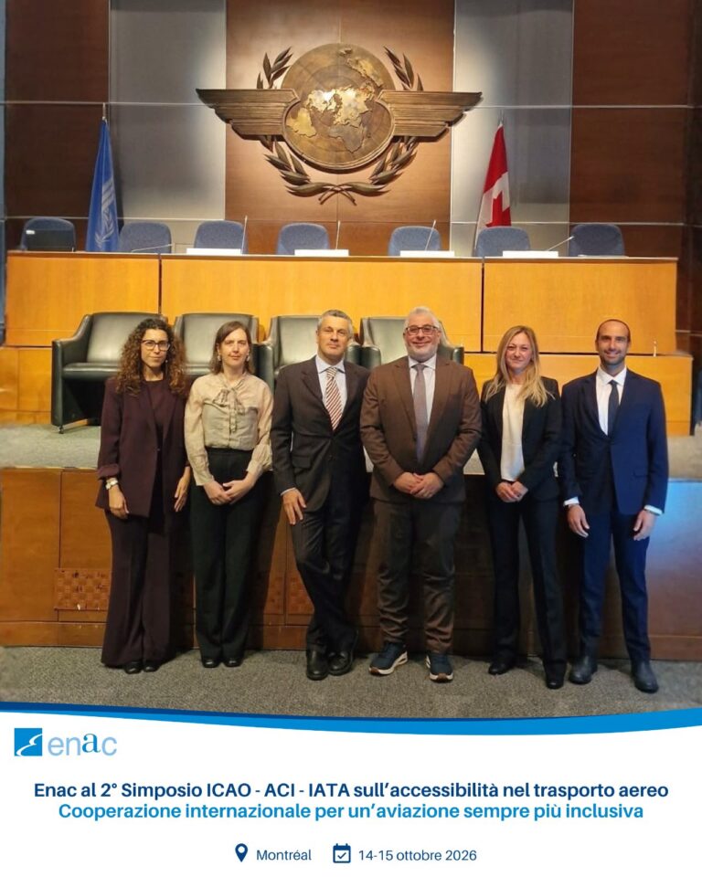 ENAC porta a ICAO i progetti italiani per i passeggeri PRM