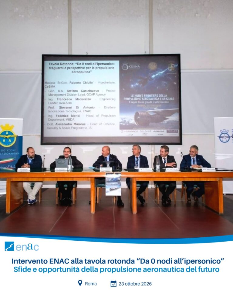 ENAC, la sfida normativa dei futuri voli commerciali ipersonici