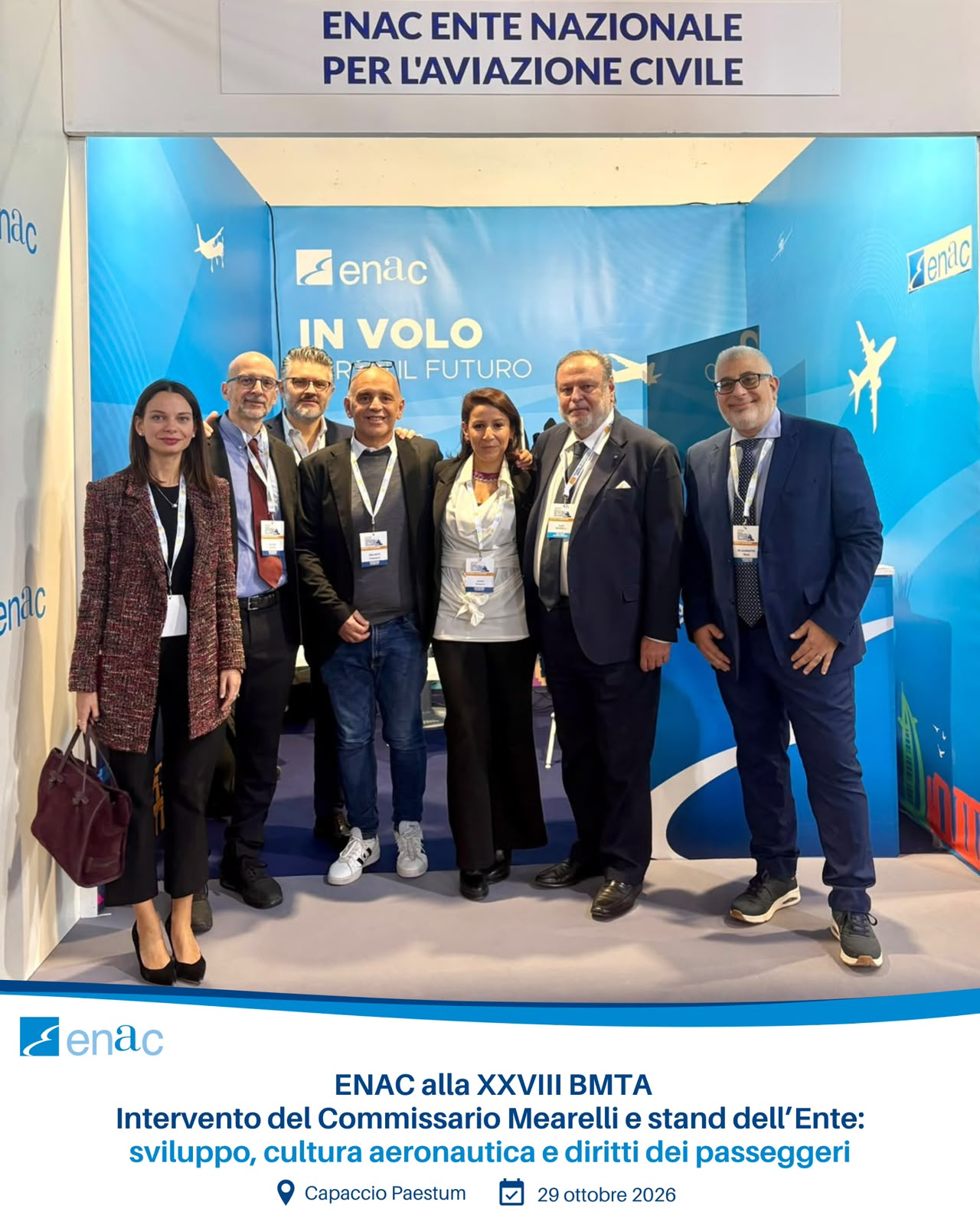 Stand ENAC alla Borsa Mediterranea del Turismo Archeologico 2026