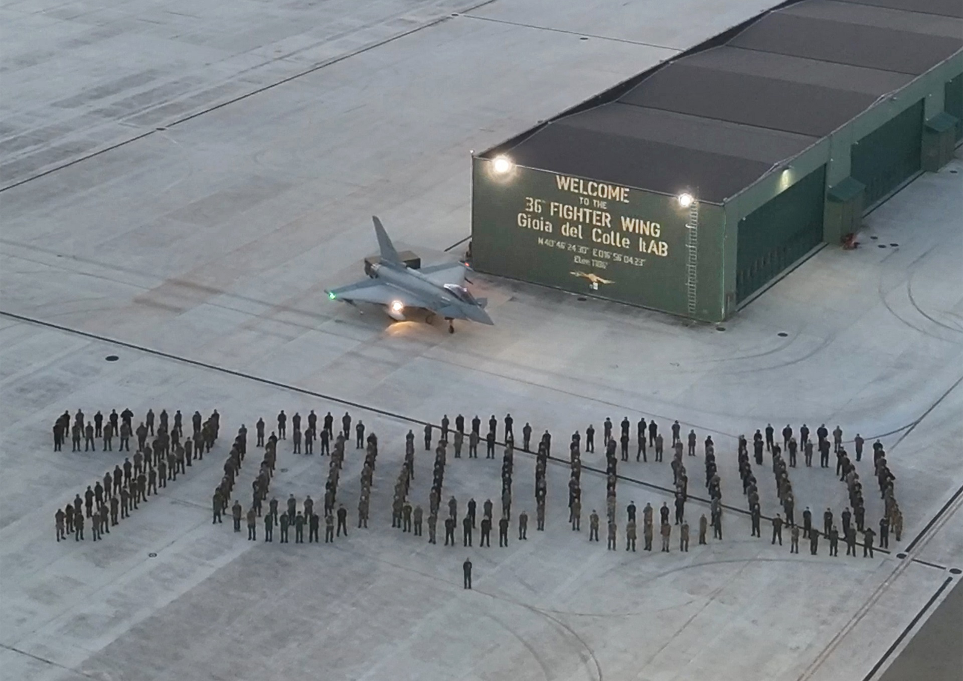 Eurofighter Typhoon del 36° Stormo per il traguardo delle 70.000 ore di volo