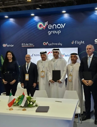 ENAV firma a Dubai un MoU per soluzioni avanzate di traffico aereo