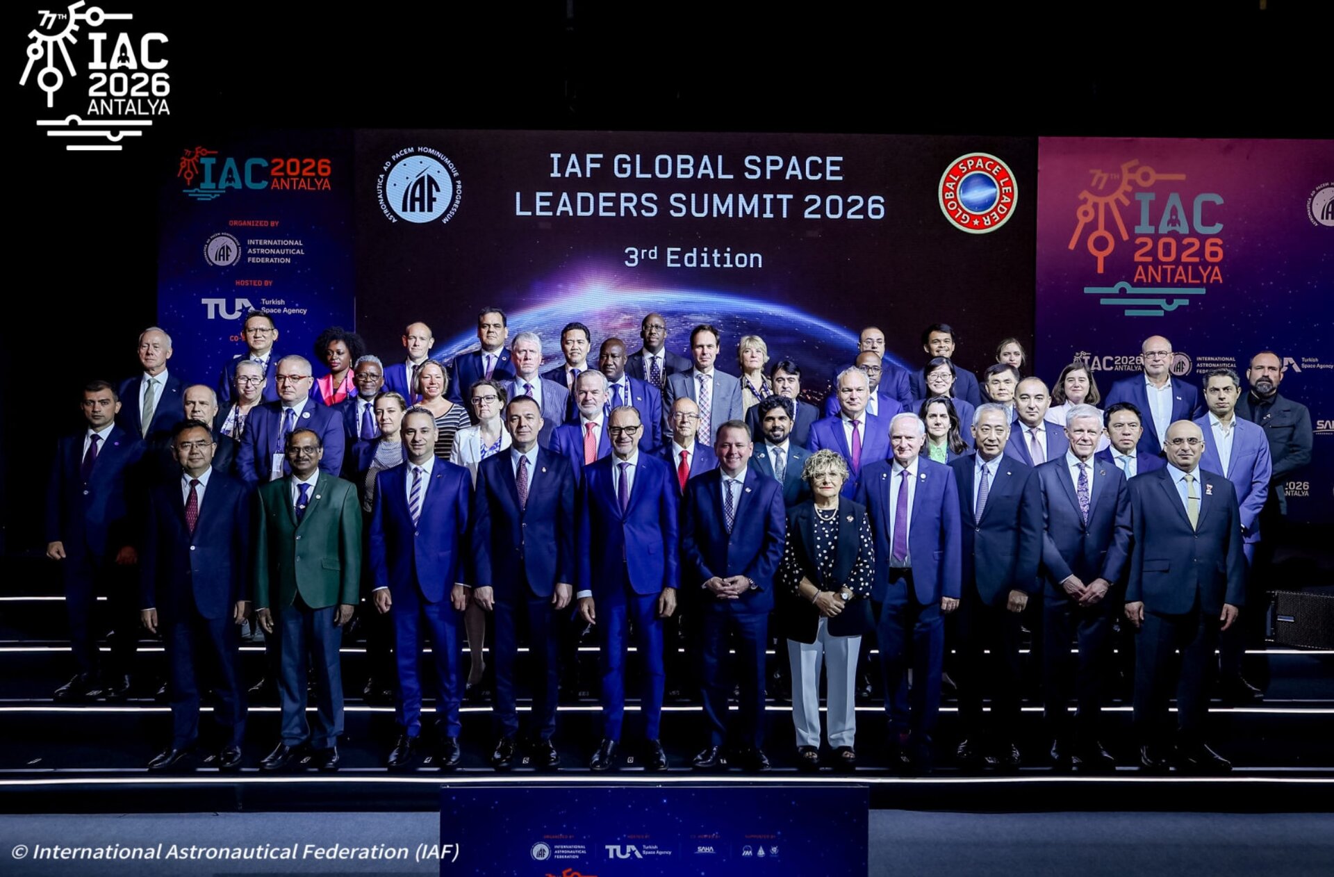 Rappresentanti delle agenzie spaziali all’IAF Global Space Leaders Summit 2026