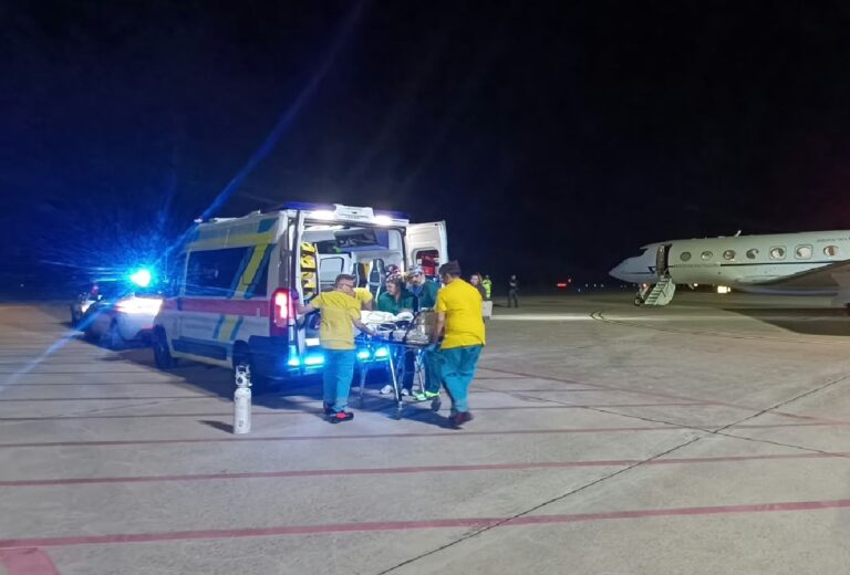 Aeronautica Militare, volo sanitario con G650 da Cagliari a Genova