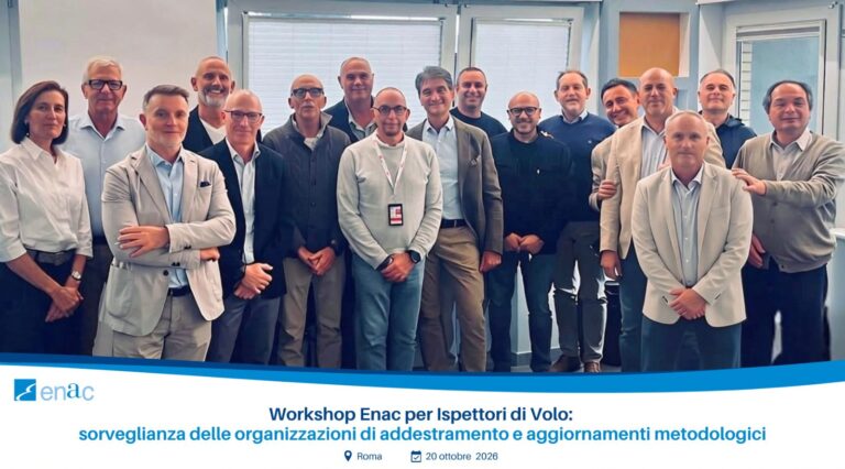 Workshop ENAC per ispettori di volo su CBTA ed EBT